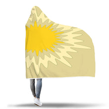 Hooded Blanket Sunburst  custom design hoodie blanket