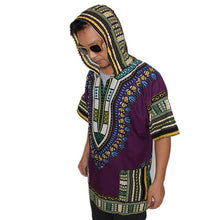 Mr Hunkle 2017New Design Dashiki Hoodies Loose African Print Dashiki Fabric Hood 100% Cotton Fashion Robe Clothing Unisex Kimono