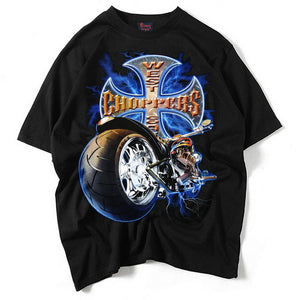 World War Two 3D Print T-Shirt Military Men Europe And US StreetWear T Shirt Pure Cotton Motorcycle T-Shirts O-Neck,UMA426