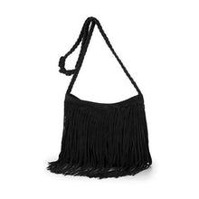 2018 New Solid bohemian Women bag Tassel Shoulder Messenger Suede Handbag Cross Body Bag Purse Women's bag