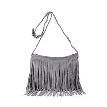 2018 New Solid bohemian Women bag Tassel Shoulder Messenger Suede Handbag Cross Body Bag Purse Women's bag