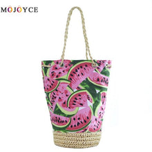 5 styles Hawaii Holiday Women Straw Woven Handbag Summer Bohemian Zipper Beach Totes Large Capacity Shoulder Bags