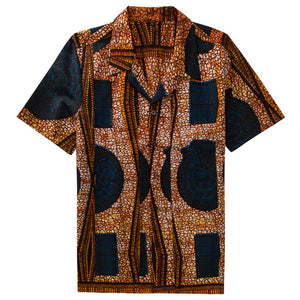 New Style African Cotton Clothing For Men Bazin Super Wax African Tops Traditional Hollandais Dashiki Shirts