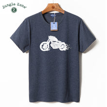 JNGLE ZONE Men's plus size T-shirt Motorcycle Heat transfer t shirt design O-Neck short t-shirt Men's Casual t-shirts TA034
