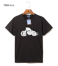 JNGLE ZONE Men's plus size T-shirt Motorcycle Heat transfer t shirt design O-Neck short t-shirt Men's Casual t-shirts TA034