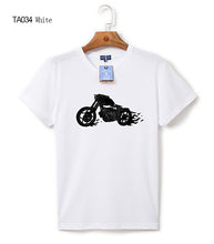 JNGLE ZONE Men's plus size T-shirt Motorcycle Heat transfer t shirt design O-Neck short t-shirt Men's Casual t-shirts TA034